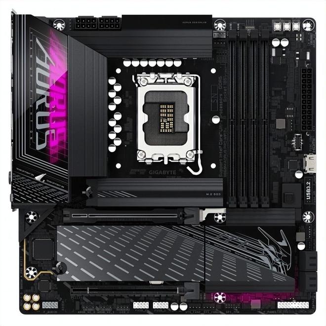 +WiFi7+USB4中端板玩出旗舰范儿mg不朽情缘技嘉B860M电竞雕:全快拆(图3) +WiFi7+USB4中端板玩出旗舰范儿mg不朽情缘技嘉B860M电竞雕:全快拆(图3)